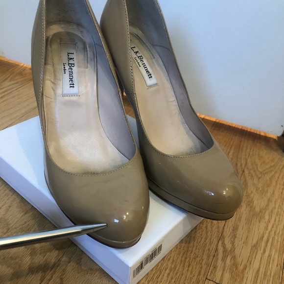LK Bennett Nude 4” Sledge Pumps (size 36.5) - Picture 6 of 8